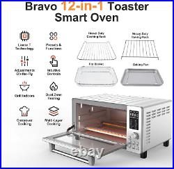 Air Fryer Toaster Smart Oven, 2-In-1 Countertop Convection, 1800 W, 21-Qt Capacity