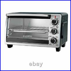 BLACK+DECKER 6-Slice Convection Countertop Toaster Oven Bake Pan Broil Toasting