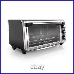 BLACK+DECKER Countertop 8 Slice Convection Toaster Oven Stainless Steel, X-Large