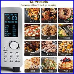Bravo 12-in-1 Digital Toaster Oven, Countertop Convection Oven & Air Fryer