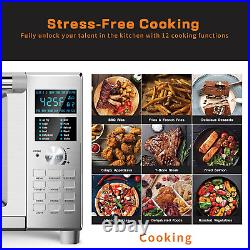 Bravo Air Fryer Toaster Oven Combo, 12-In-1 Smart Convection Ovens Countertop 30