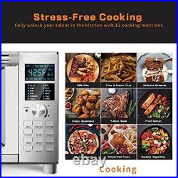 Bravo Air Fryer Toaster Oven Combo, 12-in-1 Smart Convection Ovens Countertop