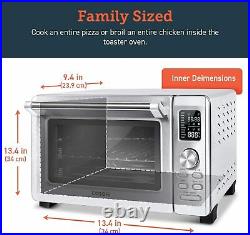 COSORI 11-in-1 Toaster Oven 6 Slice Convection Countertop Stainless Steel