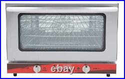 CO-16 Half Size Countertop Convection Oven, 1.5 Cu. Ft. 120V, 1600W