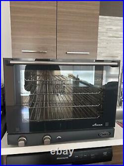 Cadco OV-023 Compact Half Size Convection Oven with Manual Controls, 208-240-Vol