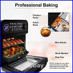 Calody 12.7QT Air Fryer Toaster Oven, Countertop Convection Oven Air Fryer Oven