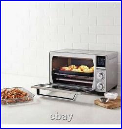Calphalon Quartz Heat Countertop Toaster Oven with Air Fry, 0.88 Cu. Ft New