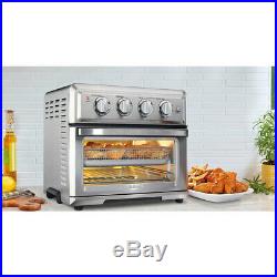 Commercial Countertop Air Fryer Full Size Toaster Oven Premium Quality Silver