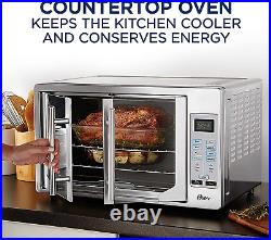 Convection Oven 8 In 1 Countertop Toaster Oven Stainless Steel French Door New
