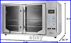 Convection Oven 8 In 1 Countertop Toaster Oven Stainless Steel French Door New
