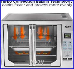 Convection Oven, 8-In-1 Countertop Toaster Oven, XL Fits 2 16 Pizzas, Stainless