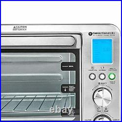Convection Toaster Oven All-In-One 6-slice Compact Countertop Set Silver