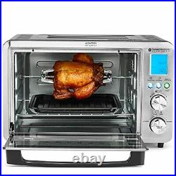 Convection Toaster Oven All-In-One 6-slice Compact Countertop Set Silver