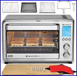 Convection Toaster Oven All-In-One 9-Slice XL Countertop Set With Bamboo Cutting B