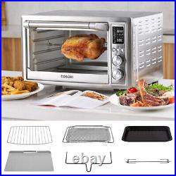 Cosori Toaster Oven Air Fryer CS130-AO-RXB, Smart 32QT Large Stainless Steel Con