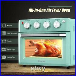 Countertop Convection Oven Air Fryer Toaster 7-in-1 19 Qt. 1550W Green