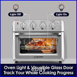 Countertop Convection Toaster Oven, AUMATE Kitchencore 7-in-1 Air Fryer Toaster