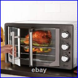 Countertop Oven French Door Convection Toaster Metallic & Charcoal NEW