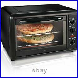 Countertop Oven With Convection Kitchen Revolving Rotisserie, Color Black