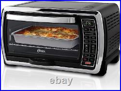 Countertop Toaster Oven Digital Convection Large 6-Slice 1300W Stainless Steel