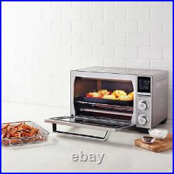 Countertop Toaster Oven with Air Fry Quartz Heat Turbo Convection Stainless Steel
