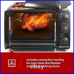 Countertop Toaster Oven with Convection & Rotisserie 8 Functions, 23L Capacity