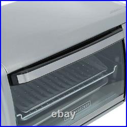 Digital Convection Toaster Oven, Stainless Steel BLACK+DECKER 6-Slice Countertop