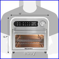 EAF1010D Programmable 10L Air Fryer Convection Countertop Oven, 8 Menu Settin