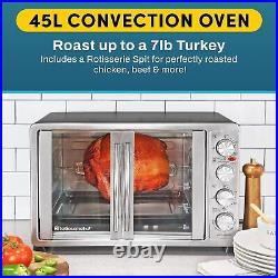 ETO-4510M French Door 47.5Qt, 18-Slice Convection Oven 4-Control Knobs, NEW