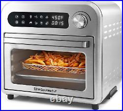 Elite Gourmet EAF1010D Programmable 10L Air Fryer Convection Countertop Oven, 8