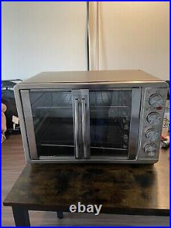 Elite Gourmet ETO4510M Double French Door Countertop Convection Toaster Oven
