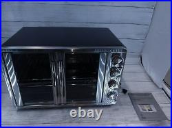 Elite Gourmet ETO-4510M French Door Countertop Convection Toaster Oven READ