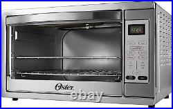 Extra Large Oster Digital Convection Toaster Oven Steel Counter Top Bake Broil
