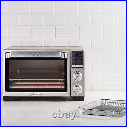 Extra-Large Quartz Heat Countertop Toaster Oven with Air Fry, 0.88 Cu. Ft
