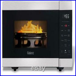 Galanz 0.9 Cu. Ft Air Fry Microwave 3-in-1 countertop air fryer, convection oven