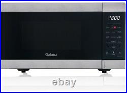 Galanz 0.9 Cu Ft Air Fry Microwave 900 Watts Countertop Convection 3-in-1 Stainl