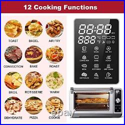 Galanz 6-Slice Toaster Oven with Digital Touch Control Panel & 30% Faster Coo