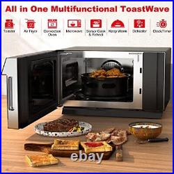 Galanz GTWHG12S1SA10 4-in-1 ToastWave with TotalFry 360, Stainless Steel