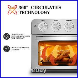 Geek Chef Air Fryer Toaster Oven 24QT Convection Airfryer Countertop Roast Broil