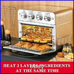 Geek Chef Air Fryer Toaster Oven 6 Slice 24QT Convection Airfryer Countertop US