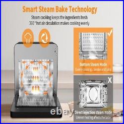 Geek Chef Steam Air Fryer Toast Oven Combo 26QT Steam Convection Oven Countertop