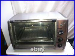 General Electric Stainless Countertop Broil Bake Convection Toaster Oven