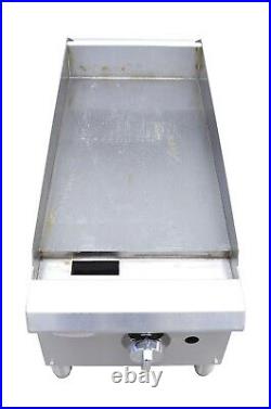 Hakka Heavy Duty Commercial 12 Countertop Gas Thermostat Griddles