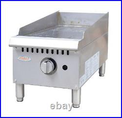 Hakka Heavy Duty Commercial 12 Countertop Gas Thermostat Griddles