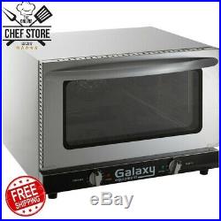 Half Size Countertop Convection Oven 120V Dial Glass 1600 Watts Standard Depth