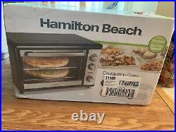 Hamiiton Beach counter top oven with convection, rotisserie, brand new in box