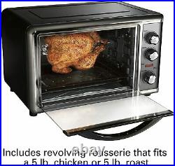 Hamilton Beach 31107D Convection Countertop Toaster Oven with Rotisserie XLarge