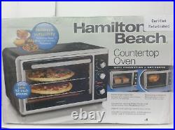 Hamilton Beach Countertop Oven with Convection and Rotisserie Bake Broil 31105D