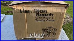 Hamilton Beach Countertop Rotisserie Convection Toaster Oven Stainless 31103DA