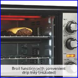 Hamilton Beach XL Convection Oven Rotisserie Kitchen Countertop Stainless Steel